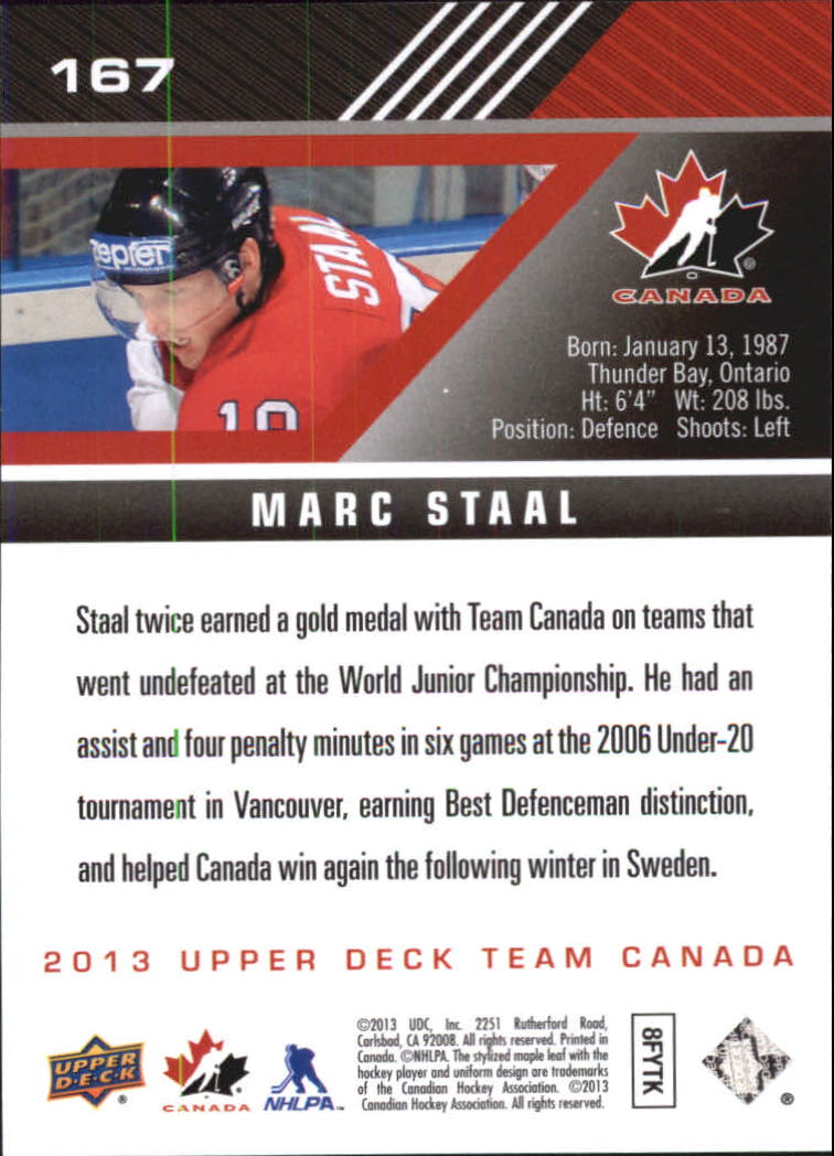 A2632- 2013-14 Upper Deck Team Canada Hk #s 1-220 -You Pick- 15+ FREE US SHIP - Picture 331 of 401