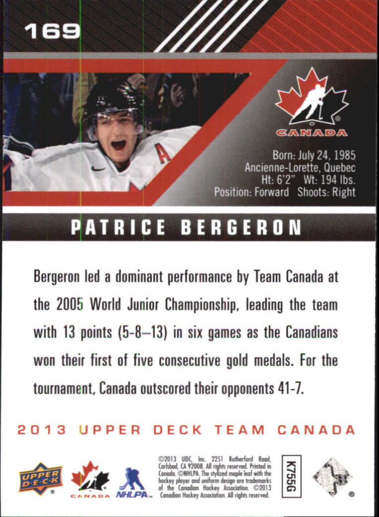 A2632- 2013-14 Upper Deck Team Canada Hk #s 1-220 -You Pick- 15+ FREE US SHIP - Picture 335 of 401