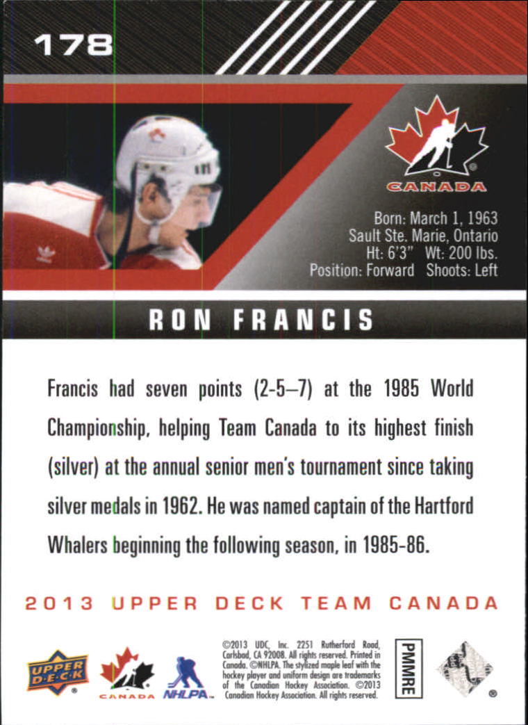 A2632- 2013-14 Upper Deck Team Canada Hk #s 1-220 -You Pick- 15+ FREE US SHIP - Picture 353 of 401