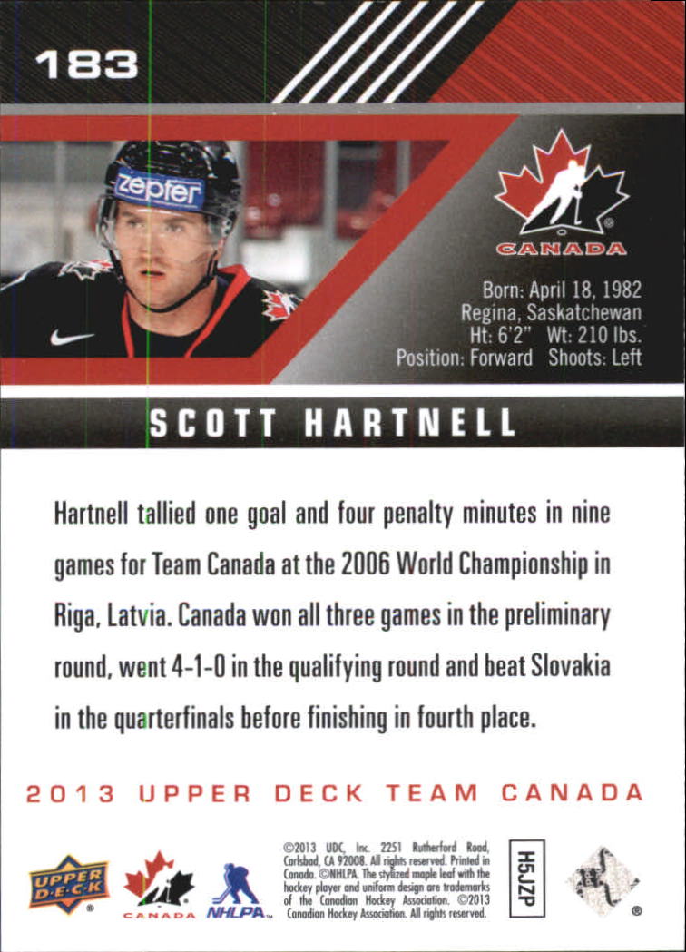 A2632- 2013-14 Upper Deck Team Canada Hk #s 1-220 -You Pick- 15+ FREE US SHIP - Picture 363 of 401