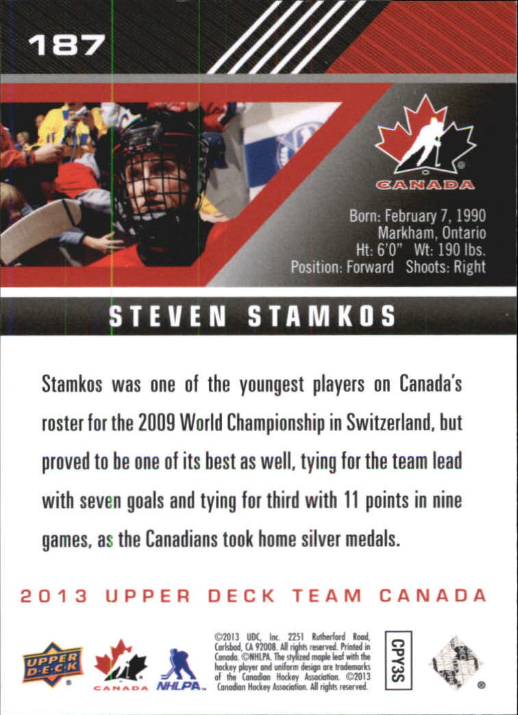 A2632- 2013-14 Upper Deck Team Canada Hk #s 1-220 -You Pick- 15+ FREE US SHIP - Picture 369 of 401
