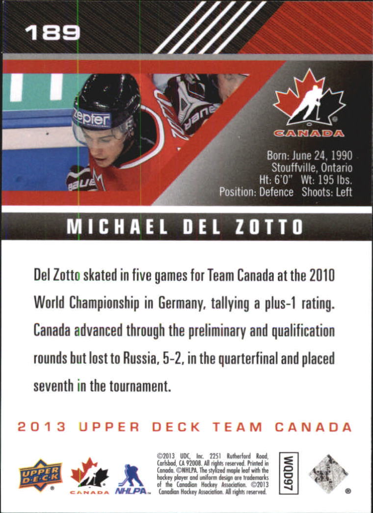 A2632- 2013-14 Upper Deck Team Canada Hk #s 1-220 -You Pick- 15+ FREE US SHIP - Picture 373 of 401