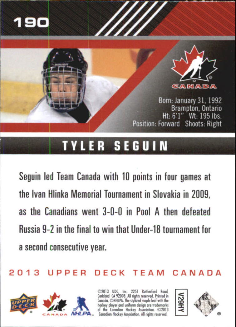 A2632- 2013-14 Upper Deck Team Canada Hk #s 1-220 -You Pick- 15+ FREE US SHIP - Picture 375 of 401