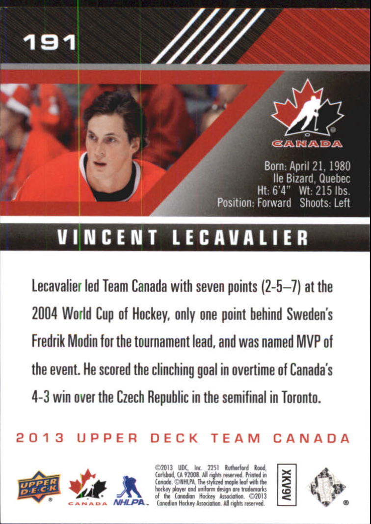 A2632- 2013-14 Upper Deck Team Canada Hk #s 1-220 -You Pick- 15+ FREE US SHIP - Picture 377 of 401