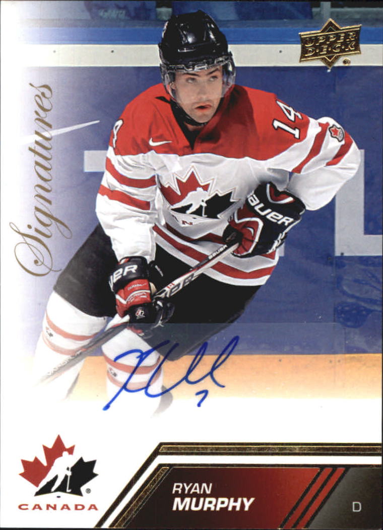 2013-14 Upper Deck Team Canada Autographs #200 Ryan Murphy I