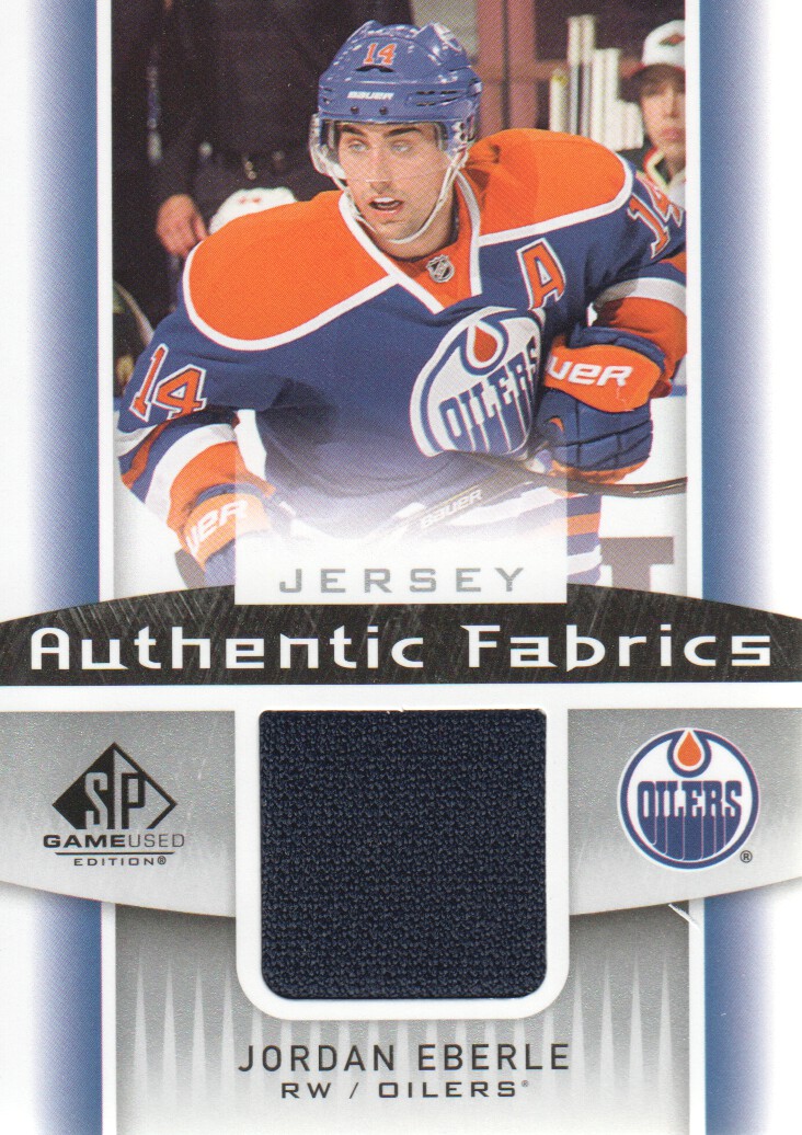 2013-14 SP Game Used Authentic Fabrics #AFJE Jordan Eberle D