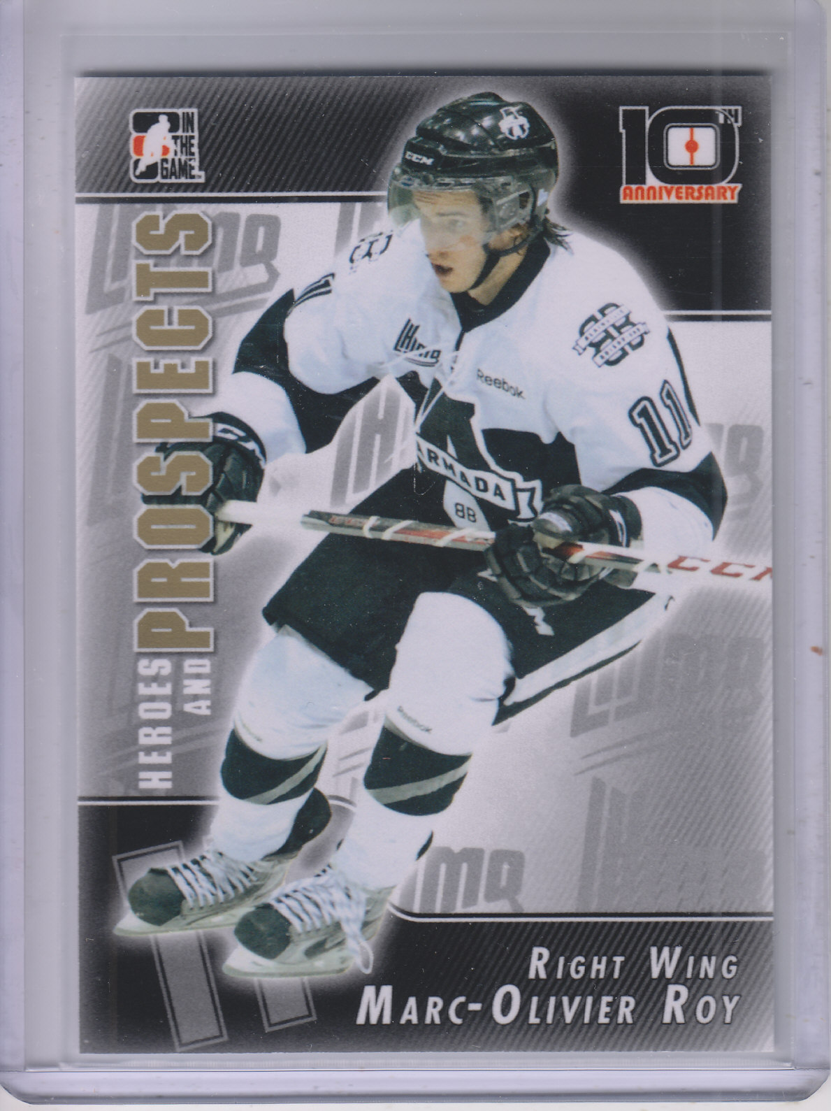 2013-14 ITG Heroes and Prospects Tenth Anniversary Tribute #T04 Marc-Olivier Roy