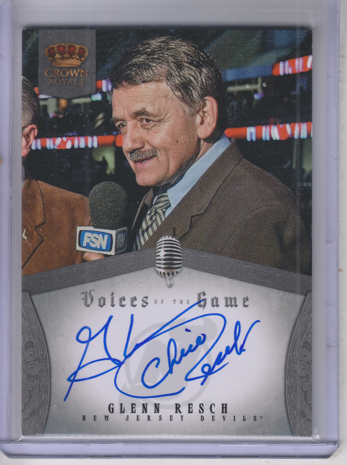 2013-14 Crown Royale Voices of the Game Autographs #VGGR Glenn Resch