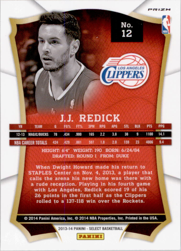 B3703- 2013-14 Select Prizms Bk Card #s 1-200 -You Pick- 15+ FREE US SHIP - Picture 19 of 206
