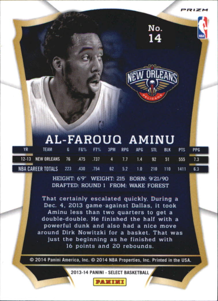 B3703- 2013-14 Select Prizms Bk Card #s 1-200 -You Pick- 15+ FREE US SHIP - Picture 23 of 206