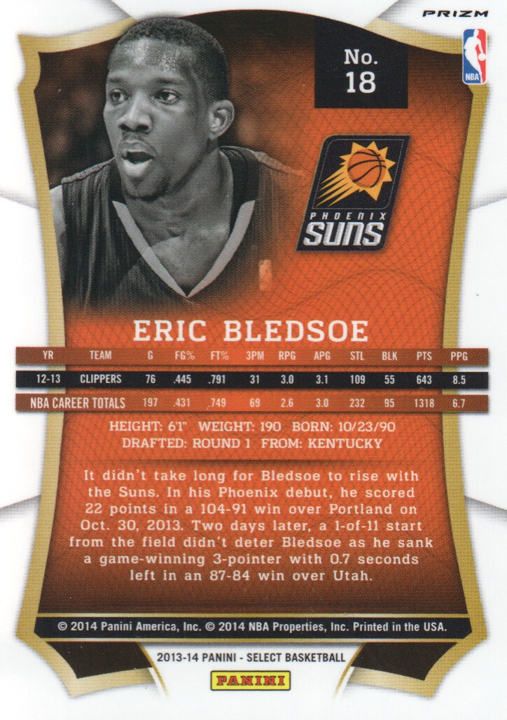 B3703- 2013-14 Select Prizms Bk Card #s 1-200 -You Pick- 15+ FREE US SHIP - Picture 30 of 206