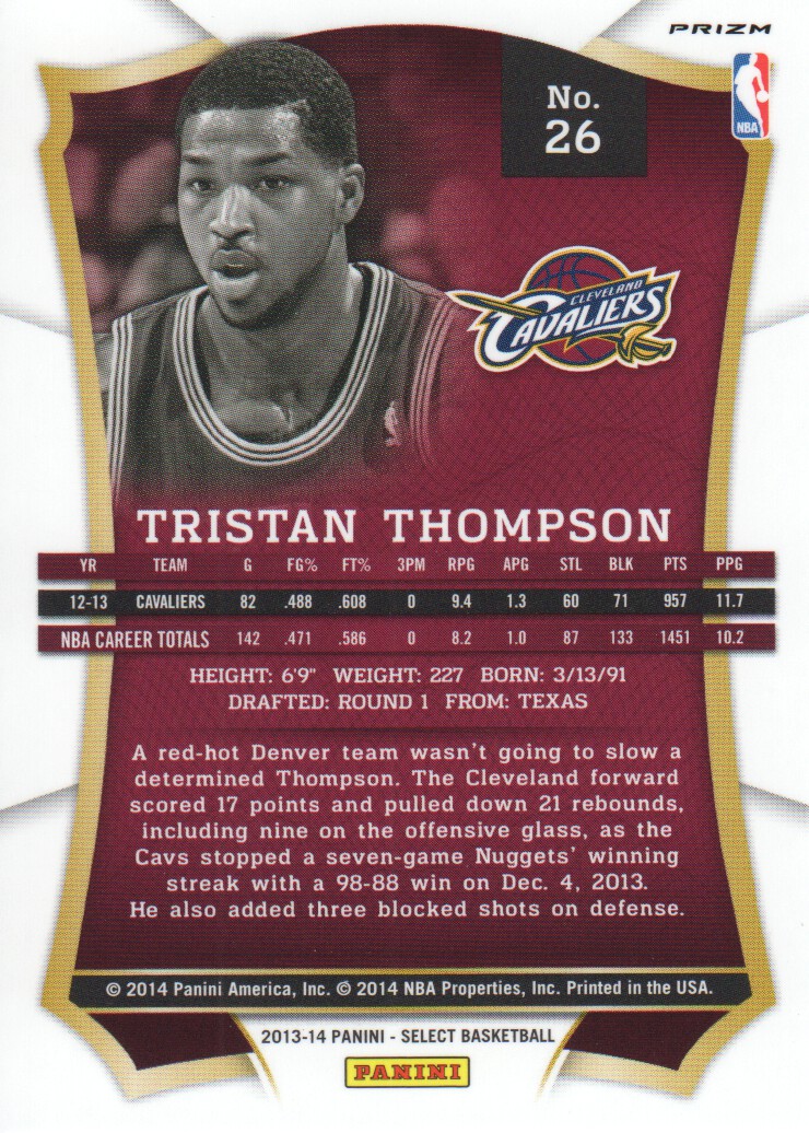 B3703- 2013-14 Select Prizms Bk Card #s 1-200 -You Pick- 15+ FREE US SHIP - Picture 38 of 206