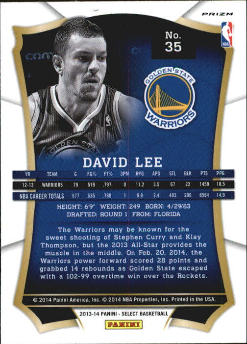 B3703- 2013-14 Select Prizms Bk Card #s 1-200 -You Pick- 15+ FREE US SHIP - Picture 46 of 206