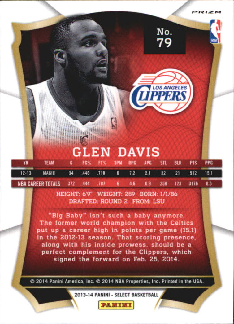 B3703- 2013-14 Select Prizms Bk Card #s 1-200 -You Pick- 15+ FREE US SHIP - Picture 94 of 206