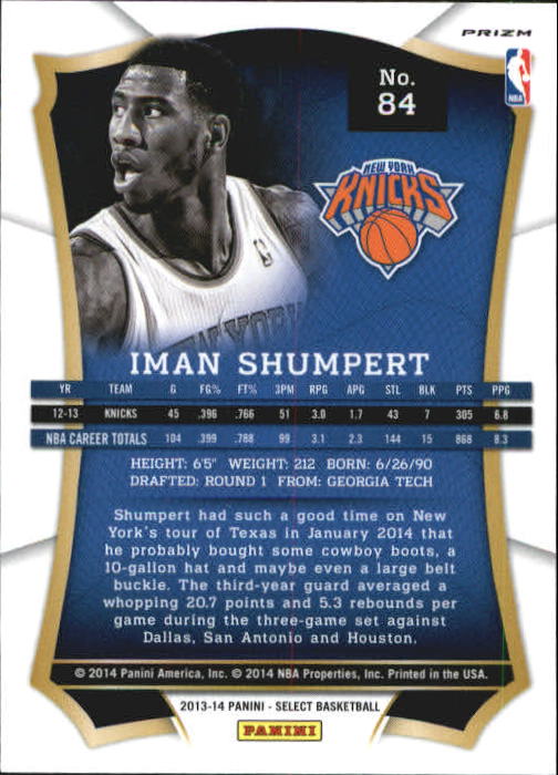 B3703- 2013-14 Select Prizms Bk Card #s 1-200 -You Pick- 15+ FREE US SHIP - Picture 98 of 206