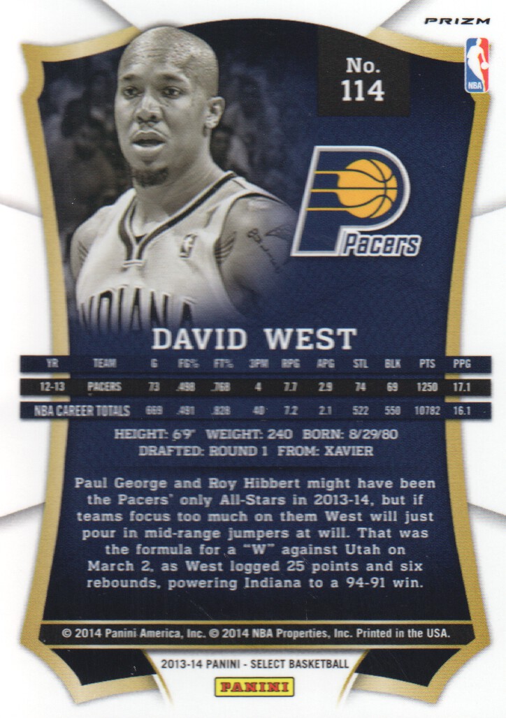B3703- 2013-14 Select Prizms Bk Card #s 1-200 -You Pick- 15+ FREE US SHIP - Picture 125 of 206