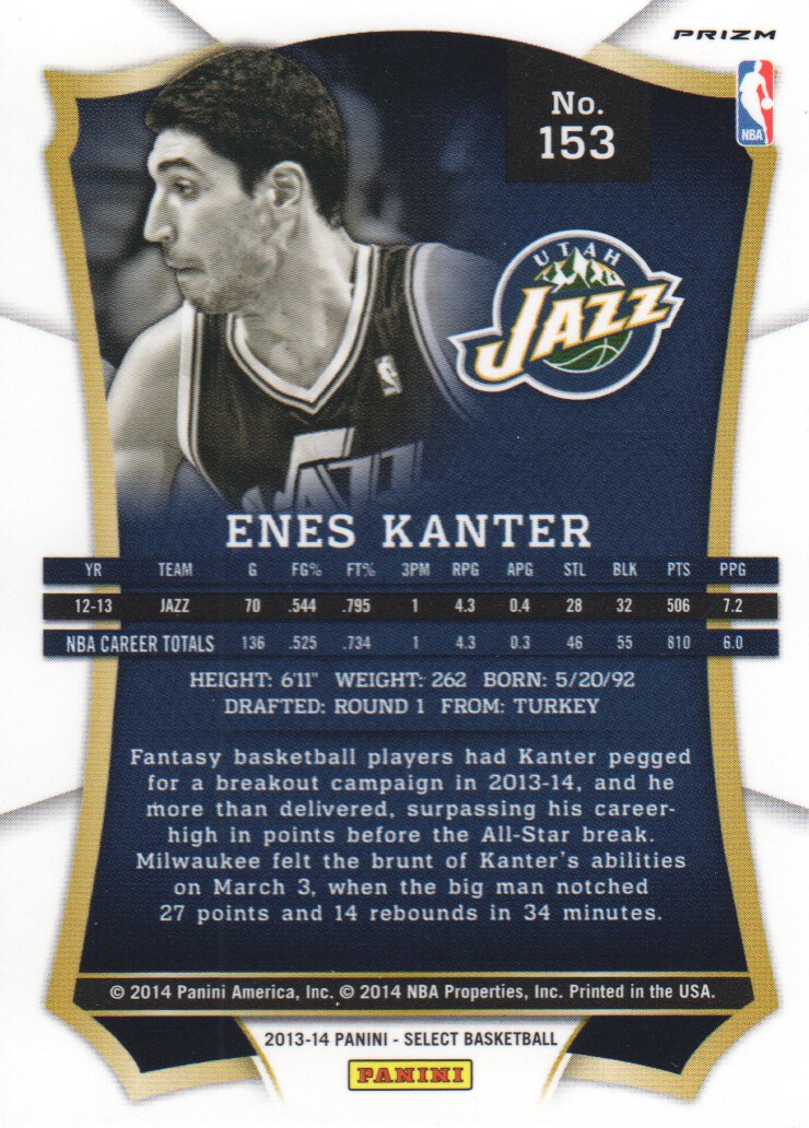 B3703- 2013-14 Select Prizms Bk Card #s 1-200 -You Pick- 15+ FREE US SHIP - Picture 156 of 206