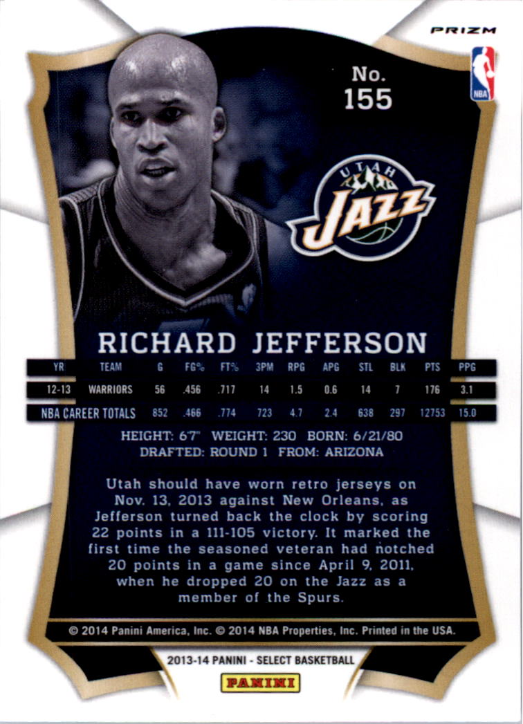 B3703- 2013-14 Select Prizms Bk Card #s 1-200 -You Pick- 15+ FREE US SHIP - Picture 158 of 206