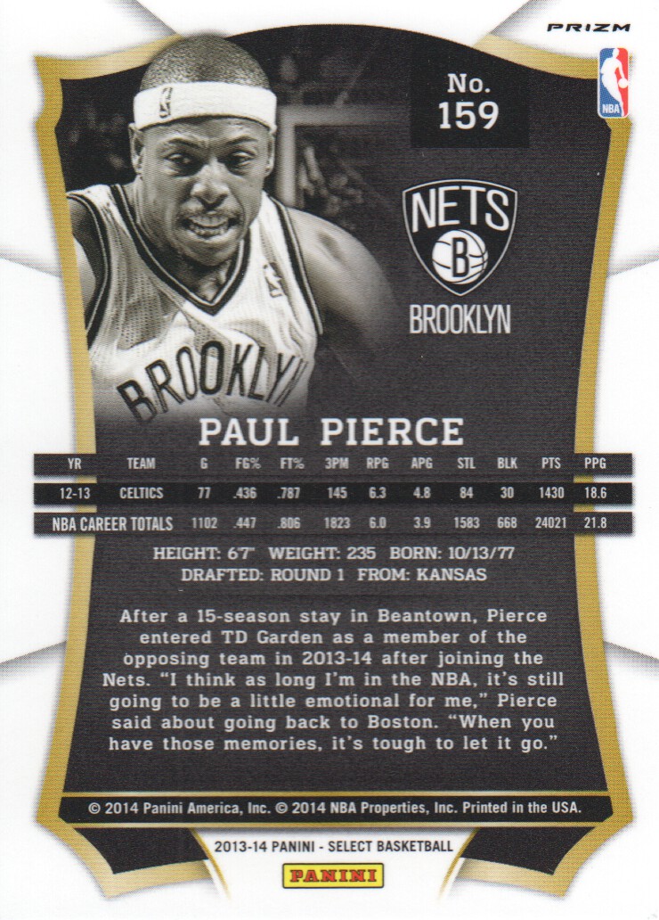 B3703- 2013-14 Select Prizms Bk Card #s 1-200 -You Pick- 15+ FREE US SHIP - Picture 164 of 206