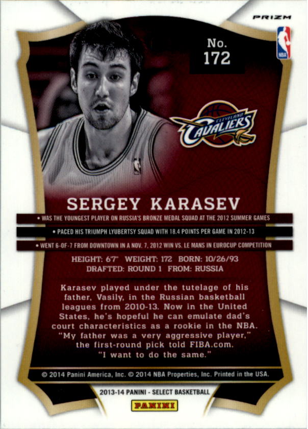 B3703- 2013-14 Select Prizms Bk Card #s 1-200 -You Pick- 15+ FREE US SHIP - Picture 179 of 206