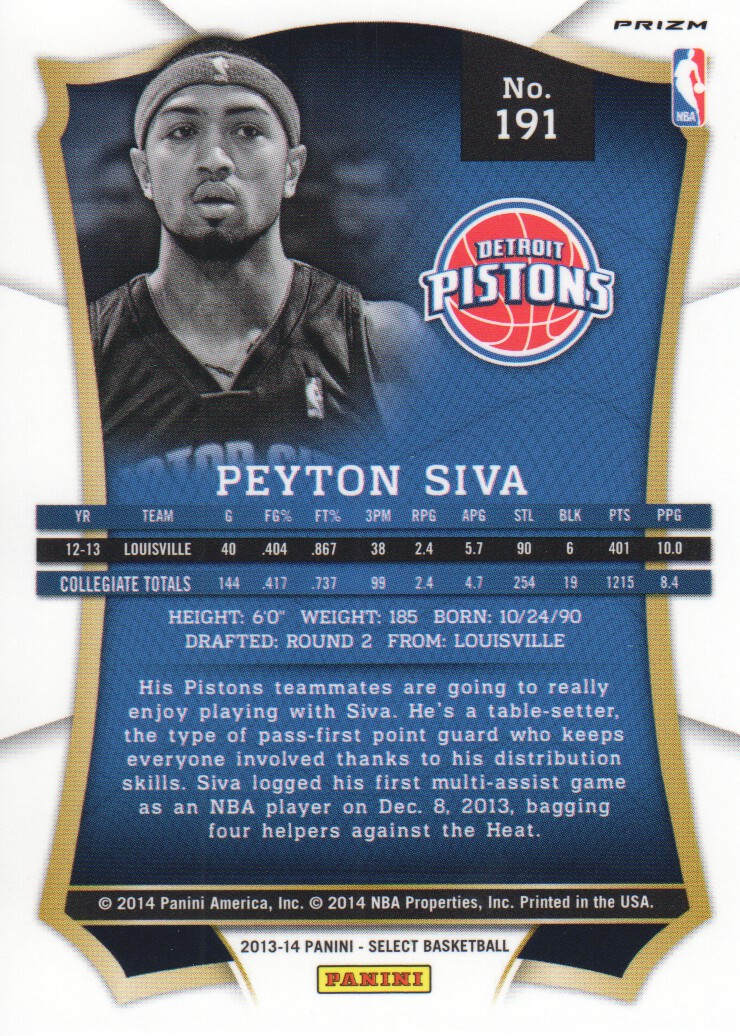 B3703- 2013-14 Select Prizms Bk Card #s 1-200 -You Pick- 15+ FREE US SHIP - Picture 194 of 206