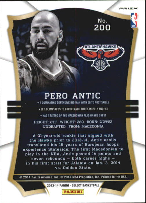 B3703- 2013-14 Select Prizms Bk Card #s 1-200 -You Pick- 15+ FREE US SHIP - Picture 206 of 206