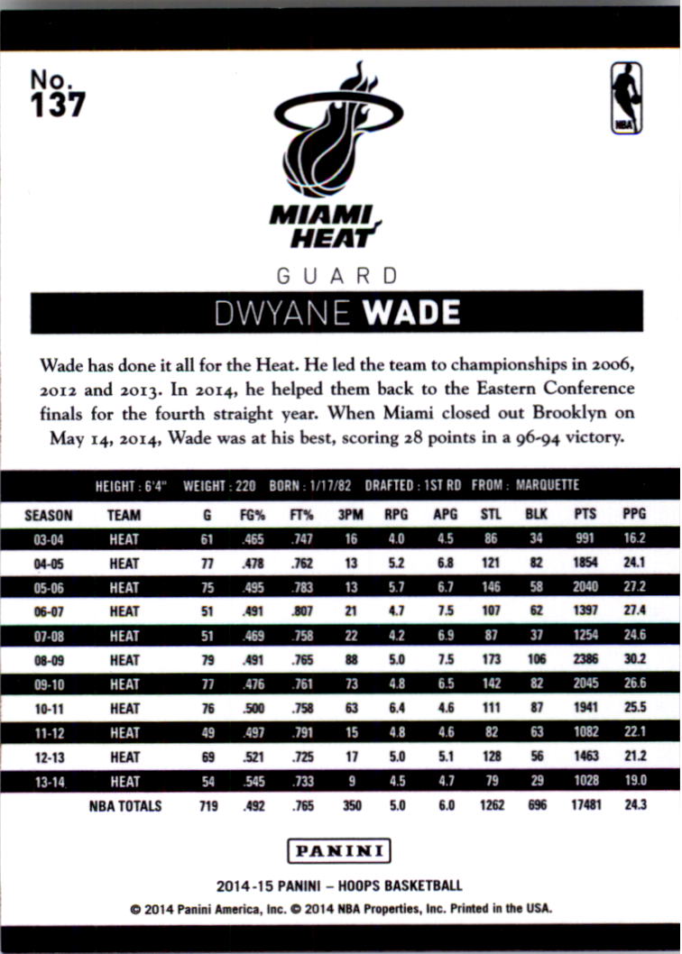 Dwyane Wade cards (2004-2022) Heat Bulls Marquette - You Choose - Picture 168 of 232