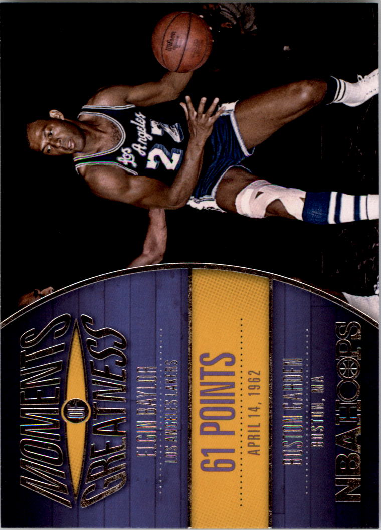 2014-15 Hoops Moments of Greatness #2 Elgin Baylor