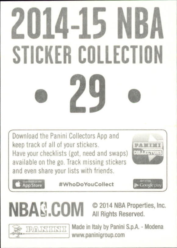 B3437- 2014-15 Panini Stickers Basketball #s 1-250 -You Pick- 15+ FREE US SHIP - Picture 59 of 495