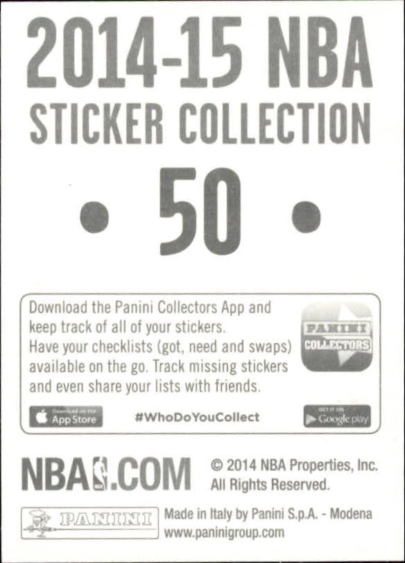 B3437- 2014-15 Panini Stickers Basketball #s 1-250 -You Pick- 15+ FREE US SHIP - Picture 101 of 495
