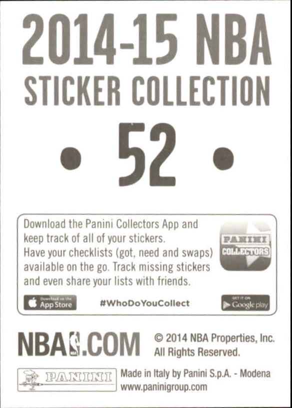 B3437- 2014-15 Panini Stickers Basketball #s 1-250 -You Pick- 15+ FREE US SHIP - Picture 105 of 495