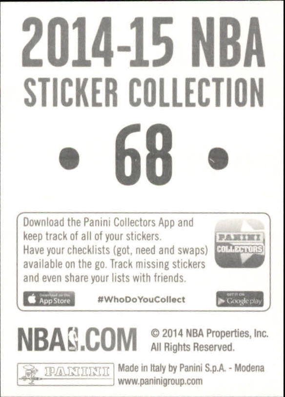 B3437- 2014-15 Panini Stickers Basketball #s 1-250 -You Pick- 15+ FREE US SHIP - Picture 137 of 495