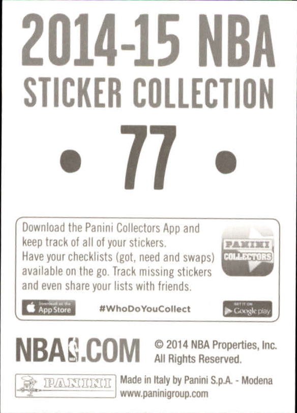 B3437- 2014-15 Panini Stickers Basketball #s 1-250 -You Pick- 15+ FREE US SHIP - Picture 153 of 495