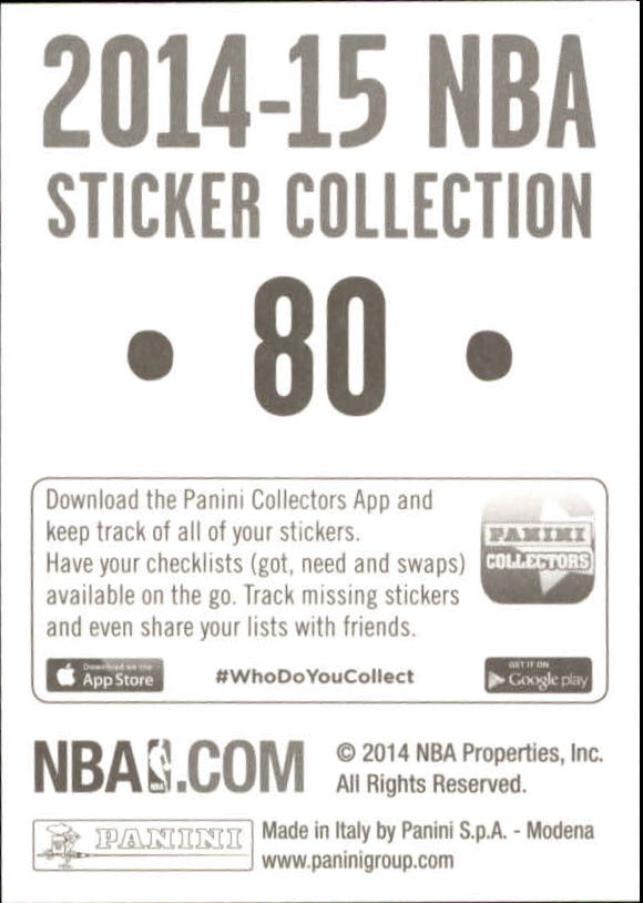 B3437- 2014-15 Panini Stickers Basketball #s 1-250 -You Pick- 15+ FREE US SHIP - Picture 159 of 495