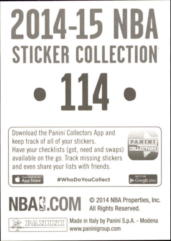 B3437- 2014-15 Panini Stickers Basketball #s 1-250 -You Pick- 15+ FREE US SHIP - Picture 227 of 495