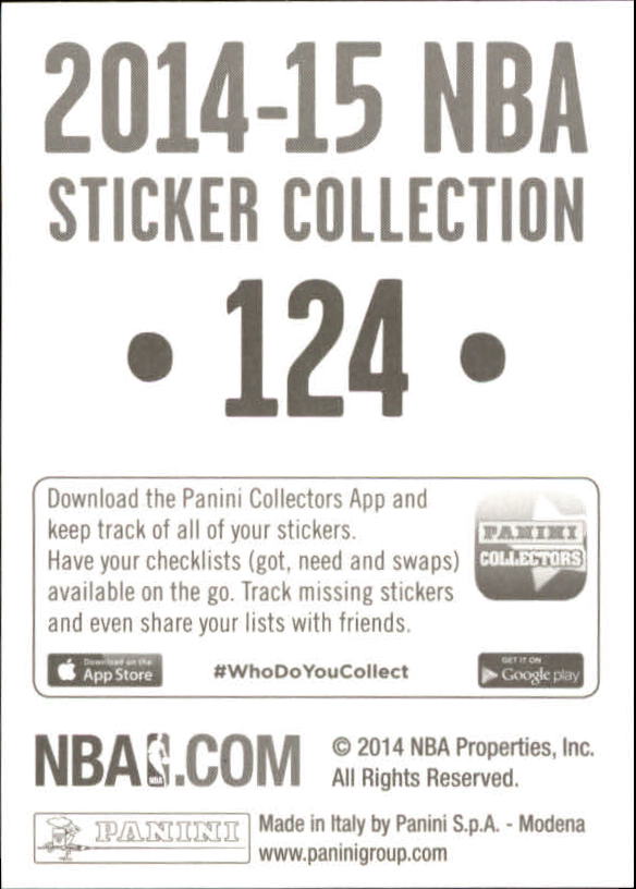 B3437- 2014-15 Panini Stickers Basketball #s 1-250 -You Pick- 15+ FREE US SHIP - Picture 245 of 495