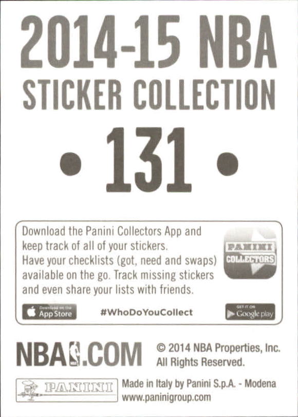 B3437- 2014-15 Panini Stickers Basketball #s 1-250 -You Pick- 15+ FREE US SHIP - Picture 259 of 495