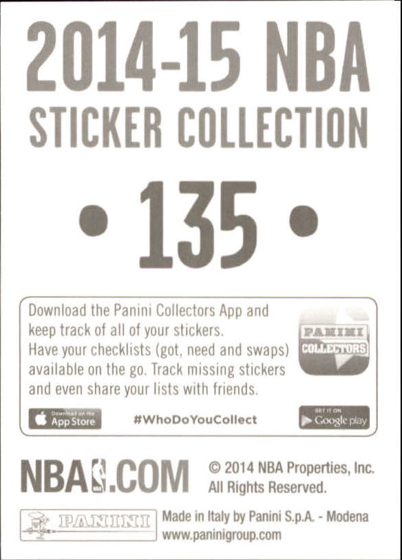B3437- 2014-15 Panini Stickers Basketball #s 1-250 -You Pick- 15+ FREE US SHIP - Picture 267 of 495