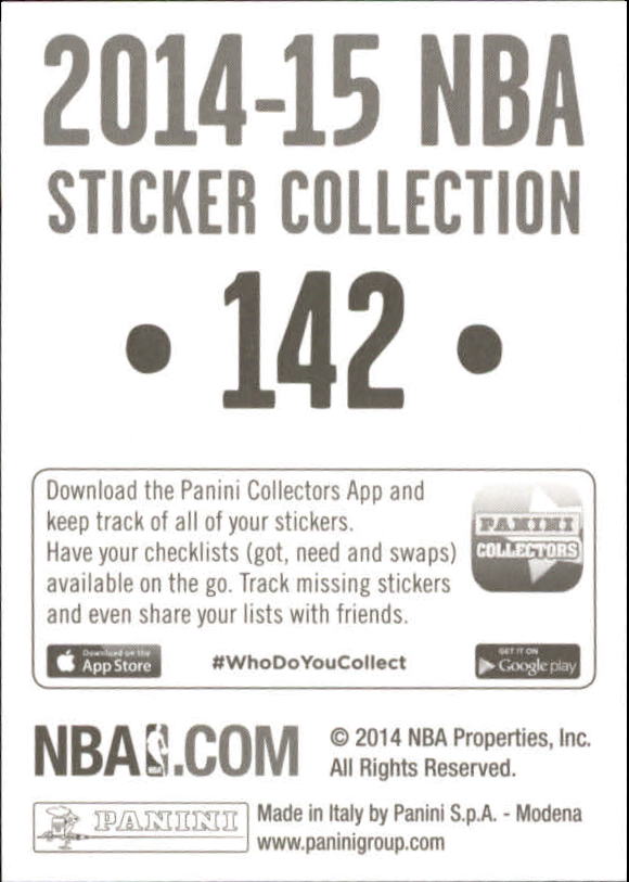 B3437- 2014-15 Panini Stickers Basketball #s 1-250 -You Pick- 15+ FREE US SHIP - Picture 281 of 495