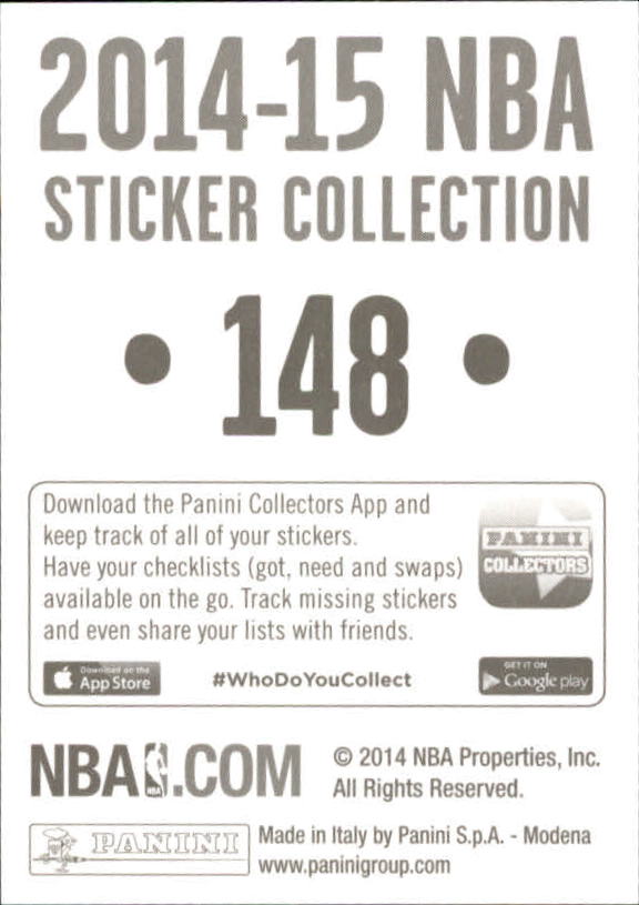 B3437- 2014-15 Panini Stickers Basketball #s 1-250 -You Pick- 15+ FREE US SHIP - Picture 293 of 495