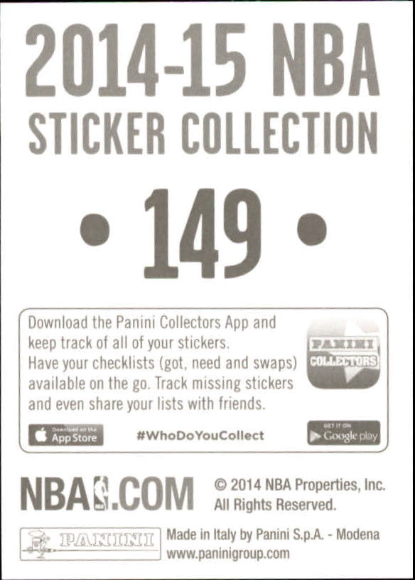 B3437- 2014-15 Panini Stickers Basketball #s 1-250 -You Pick- 15+ FREE US SHIP - Picture 295 of 495