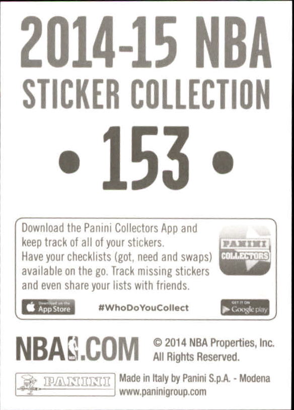 B3437- 2014-15 Panini Stickers Basketball #s 1-250 -You Pick- 15+ FREE US SHIP - Picture 301 of 495