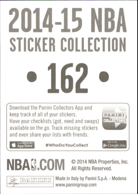 B3437- 2014-15 Panini Stickers Basketball #s 1-250 -You Pick- 15+ FREE US SHIP - Picture 319 of 495