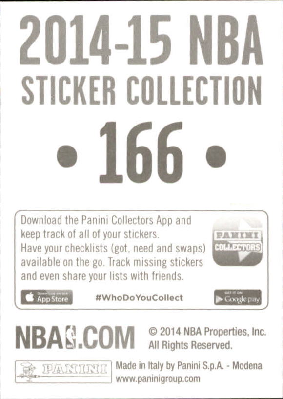 B3437- 2014-15 Panini Stickers Basketball #s 1-250 -You Pick- 15+ FREE US SHIP - Picture 327 of 495