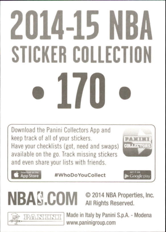 B3437- 2014-15 Panini Stickers Basketball #s 1-250 -You Pick- 15+ FREE US SHIP - Picture 335 of 495