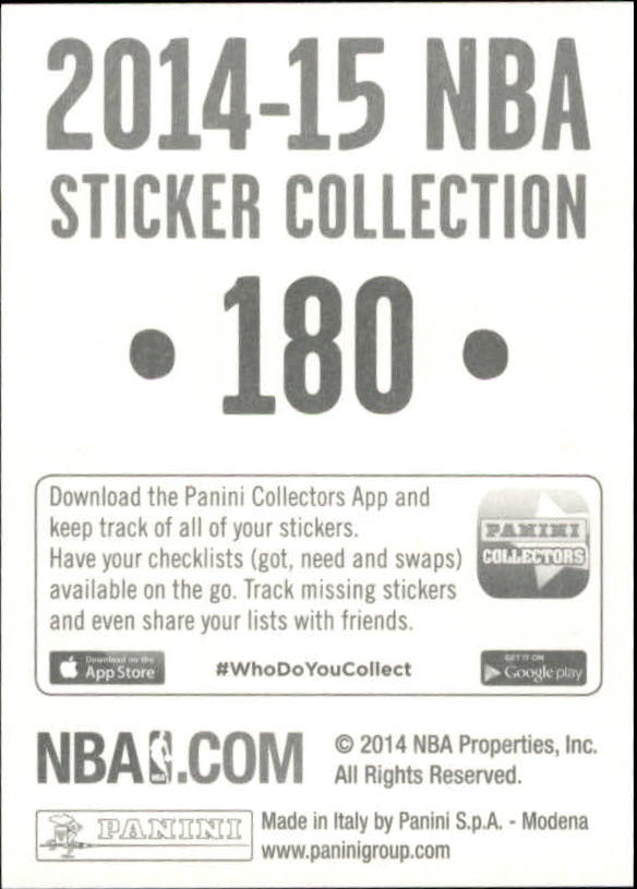 B3437- 2014-15 Panini Stickers Basketball #s 1-250 -You Pick- 15+ FREE US SHIP - Picture 355 of 495