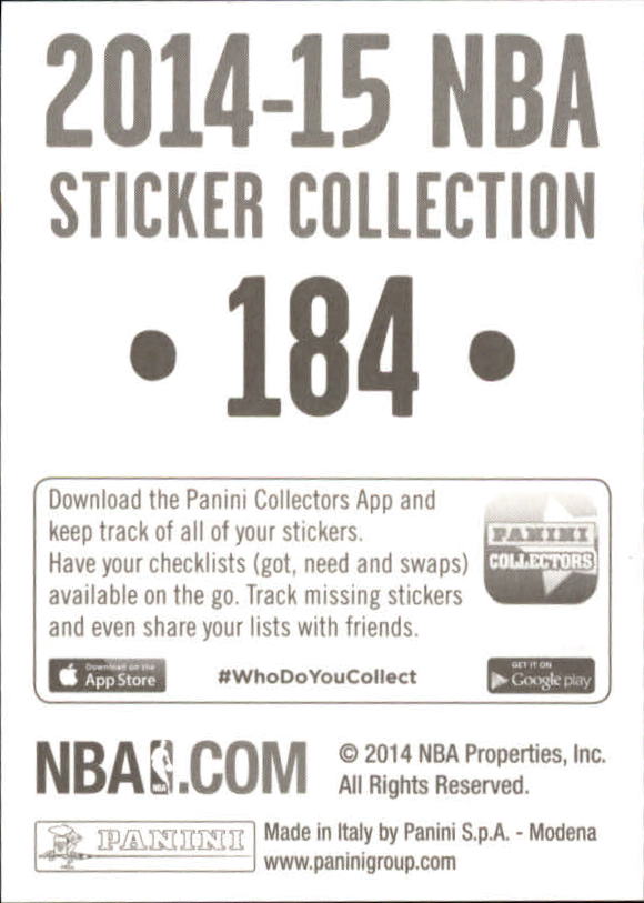 B3437- 2014-15 Panini Stickers Basketball #s 1-250 -You Pick- 15+ FREE US SHIP - Picture 363 of 495