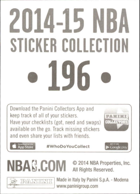 B3437- 2014-15 Panini Stickers Basketball #s 1-250 -You Pick- 15+ FREE US SHIP - Picture 387 of 495