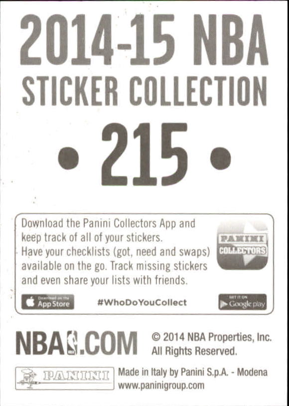 B3437- 2014-15 Panini Stickers Basketball #s 1-250 -You Pick- 15+ FREE US SHIP - Picture 425 of 495