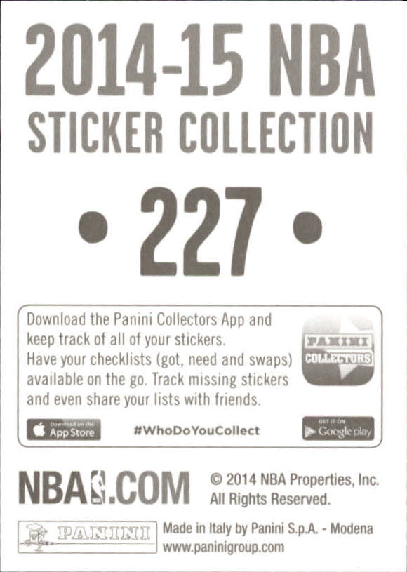 B3437- 2014-15 Panini Stickers Basketball #s 1-250 -You Pick- 15+ FREE US SHIP - Picture 449 of 495